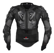 HEROBIKER Motorcykel Racing Skyddande Armor Jacket Sport Säkerhet Växellåda – XXXL Svart