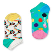 HAPPY SOCKS 2-PACK BIG DOT LOW SOCKS FOR KIDS