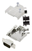 Amphenol L17D45ZK15+L717HDA26P D-Sub stiftlist set 45 ° Antal poler: 26 Lödhona 1 st