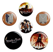 Attack on Titan, 6x Pins
