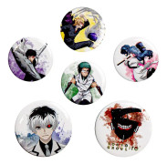 Tokyo Ghoul:re, 6x Pins