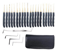 DANIU 24st Single Hook Lock Pick Set Locksmith Tools Lock Pick Kit