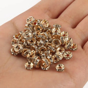 Rhinestone rendell & #39;s crystal spacer pärlor