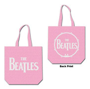 The Beatles Cotton Tote Bag: Drop T Logo (Back Print)