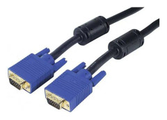 VGA-kabel 0,50 m svartguld
