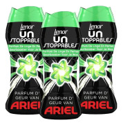[Set med 3] LENOR Unstoppables Ariel Linen parfym i pärlor 16 doser - 210 g