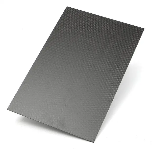 Suleve  2Pcs 3K 200 × 300 × 2mm Plain Weave Carbon Fiber Plate Panel Sheet