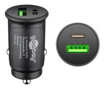 Dubbel USB-billadare USB-C™ PD (Power Delivery) (27 W)