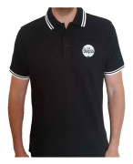 The Beatles Unisex Polo Shirt: Drum Logo (Large)