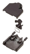 MH Connectors MHDTZK15-BK-K D-sub hölje Antal poler: 15 Metall 180 ° Svart 1 st