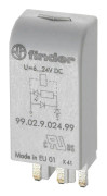 Insticksmodul med LED, med varistor 1 st Finder 99.02.0.024.98 N/A Passar till följande serie: Finder Serie 90, Finder