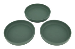 Buddy & Hope, 3-Pack Silicone Tallrikar Gröna