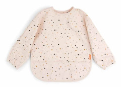 Done by Deer, Happy Dots 6-18 m Haklapp Med Ärm Puderrosa