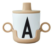 Design Letters Handtag till Melaminmugg Beige