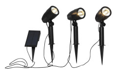 Spotlight solcell Powerspot 3-pack