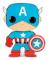 Funko Pop! Marvel - Captain America #07 Large Enamel Pin (mvpp0008)