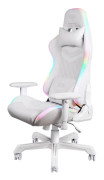 DELTACO Gaming - RGB Gamingstol vit