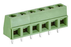 TE Connectivity 282836-6 Skruvklämma block 1.31 mm² Antal poler 6 Grön 1 st