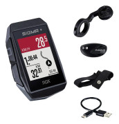 Sigma ROX 11.1 EVO HR Set Cykel-gps Cykel GPS, GLONASS, stänkvattenskydd