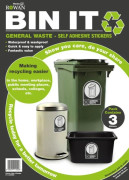 Bin It General Waste Stickers (Pack Of 3)