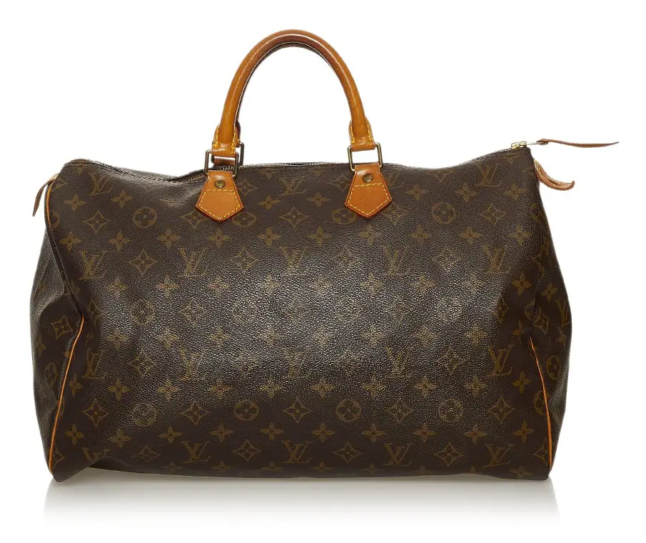 Pre-owned Louis Vuitton Monogram Speedy 40 Brown