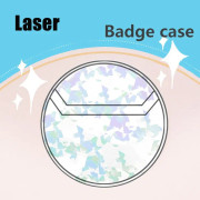 Badge skyddsfodral laser lysande