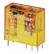 Finder print relä 24 V/AC 16 A 1 växlingskontakt 40.61.8.024.0000 1 st (40.61.8.024.0000)