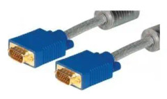 S-VGA monitorkabel högkvalitativ, guldpläterad, 15-stifts HD D-Sub hane/hane, 10,0 m Högkvalitativ monitorkabel för bästa bildkvalitet (128551)