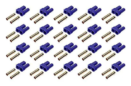 Reely 1399710 batterisockel EC5 guldpläterad 20 st.