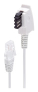 shiverpeaks ®-BASIC-S--telefonanslutningskabel-TAE-F-kontakt till RJ45-kontakt, DSL VDSL-routerkabel, vit, 6,0 m (BS12-09266)