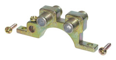 shiverpeaks BASIC-S F-anslutning, 2 x F-koppling - 2 x F-koppling med massblock 2-faldig (BS85391)