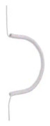 Bachmann 654.280 spiralkabel PVC YMHY-J 3G1.5mm² i vitt