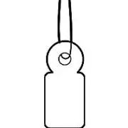 HERMA Strung marking tags - Vit - 10 x 22 mm 1000 etikett (er) taggar för namnskylt