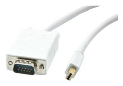 Synergy 21 DPmini/DSUB 3m 3m Mini DisplayPort VGA (D-Sub) Vit (S216367)