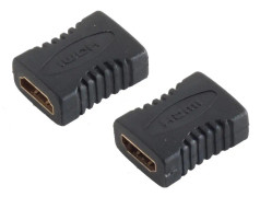 ShiverPeaks S/CONN maximal anslutningsadapter, HDMI-uttag till HDMI-uttag, guldpläterade kontakter, 4K2K-kompatibel (77409)