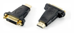 Utrusta 118909 HDMI/-DVI Digital (24+1) Adapter M->F, svart