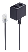 shiverpeaks ®-BASIC-S--Western plug 8/4 till TAE N-+ Western koppling 6/4, 0,15m (BS71270-8)