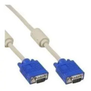 InLine 17723 S-VGA-kabel, 15-stifts HD-kontakt/kontakt, beige, 7m