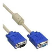InLine 17703 S-VGA-förlängning, 15-stifts HD-kontakt/-uttag, beige, 0,3 m