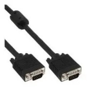 InLine® S-VGA-kabel, 15-stifts HD M/M, svart, 15m (17713B)