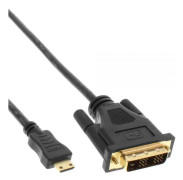 InLine Mini HDMI till DVI-kabel - 1 meter