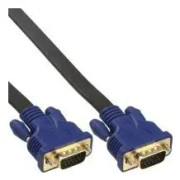 InLine - VGA-kabel - 15 stift HD D-Sub (HD-15) utan stift 9 (M) - 15 stift HD D-Sub (HD-15) utan stift 9 (M) - 30 cm - gjuten, tumskruvar - Svart (178