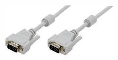 Logilink - VGA (D-Sub) till VGA (D-Sub) - 5 m - Grå