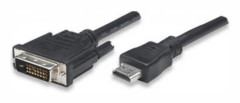 Techly ICOC-HDMI-D-100, 10 m, DVI-D, Hanstik, Hanstik, Rakt