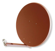 Televes S760CL-Z, 10,75 - 12,75 GHz, 38,2 dBi, 26 dB, Röd, 750 mm, 800 mm