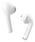Trust Nika Touch - True wireless-hörlurar med mikrofon - inuti örat - Bluetooth - vit