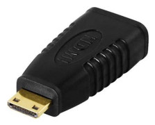 DELTACO - HDMI-adapter - HDMI (hona) till mini-HDMI (hane)