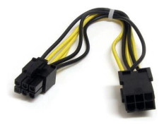 STARTECH 20cm 6 pin PCI Express Power Extension Cable