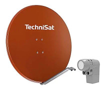 TECHNISAT 6485/9980 SATMAN 850 Plus, UNYSAT QUAD LNB, röd (6485/9980)