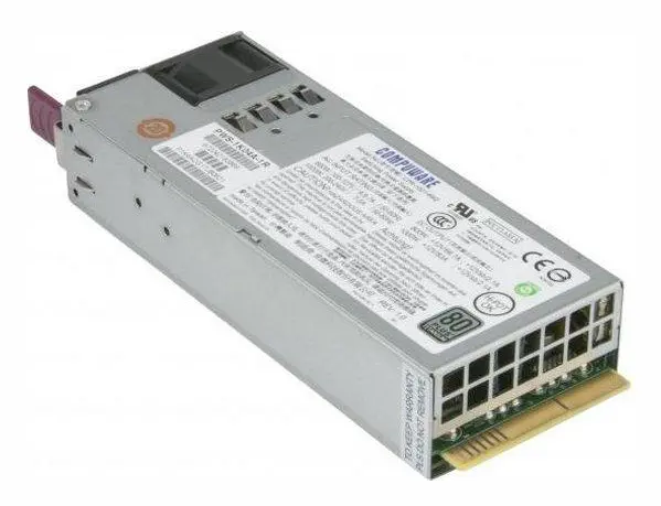Supermicro PWS-1K04A-1R - Strömförsörjning (plug-in modul) - 80 PLUS Titanium - AC 100-127/200-240V - 1000 watt - 1U